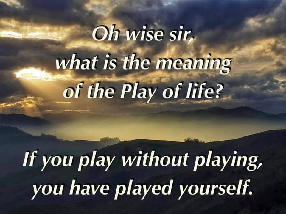 Il gioco dell'esistenza